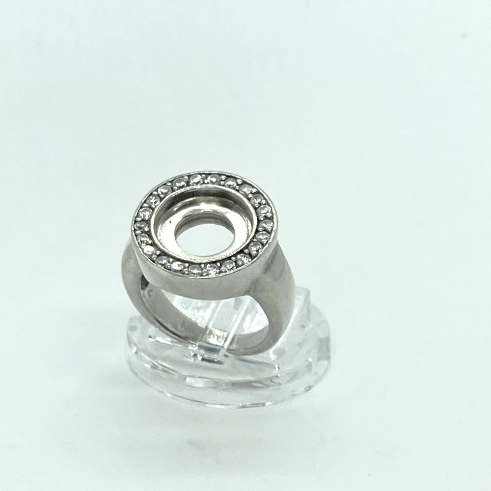 Kameleon 925 Jewelpop Jewel Pop KR012 Silver Sparkle & Shine CZ Ring | Sz 6.75